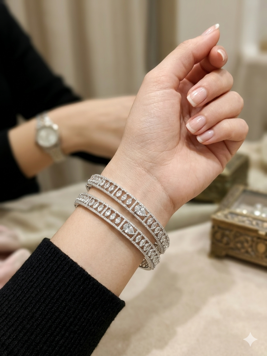 Celestia Crystal Bangles