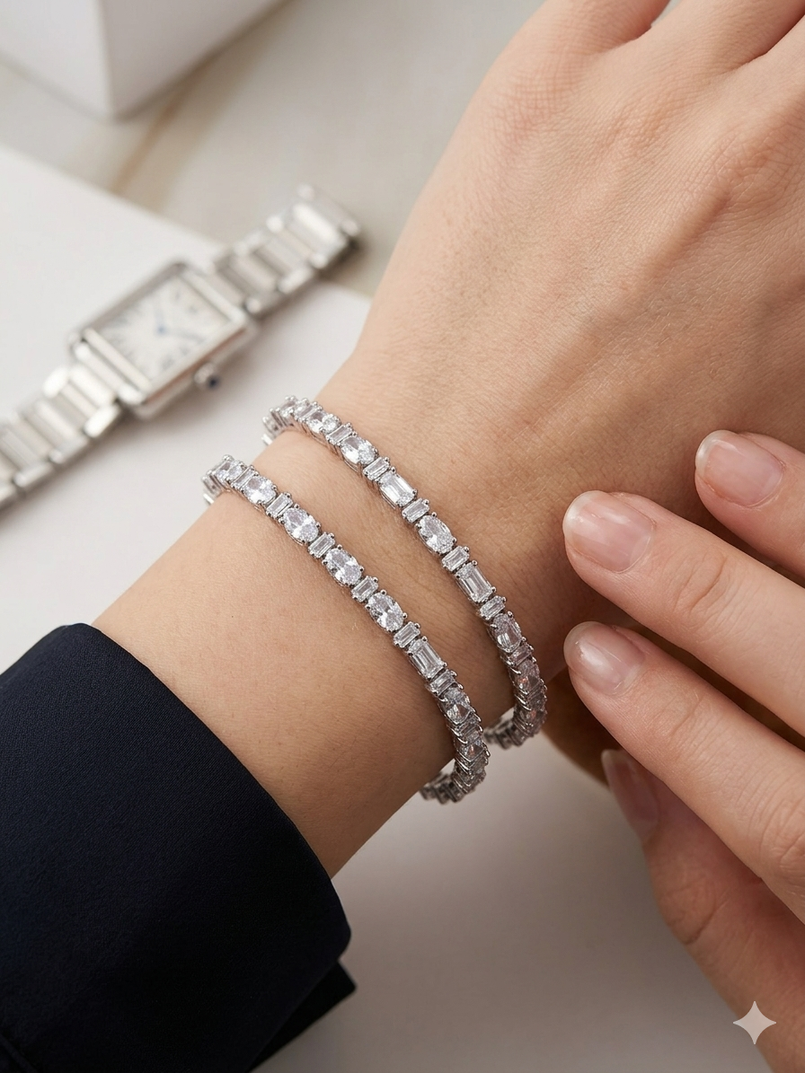 Elara Tennis Luxe Bangles