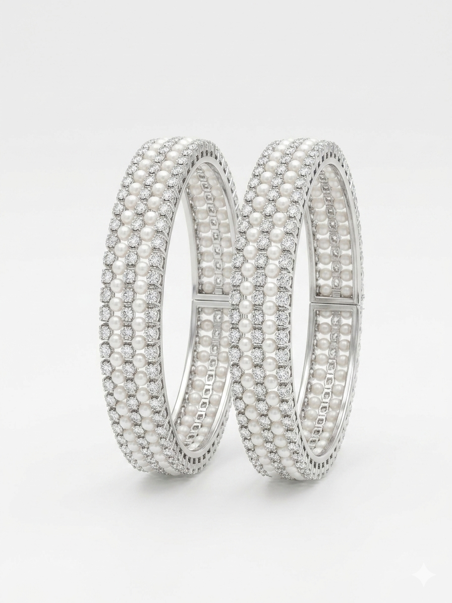Noor Pearl Luxe Bangles