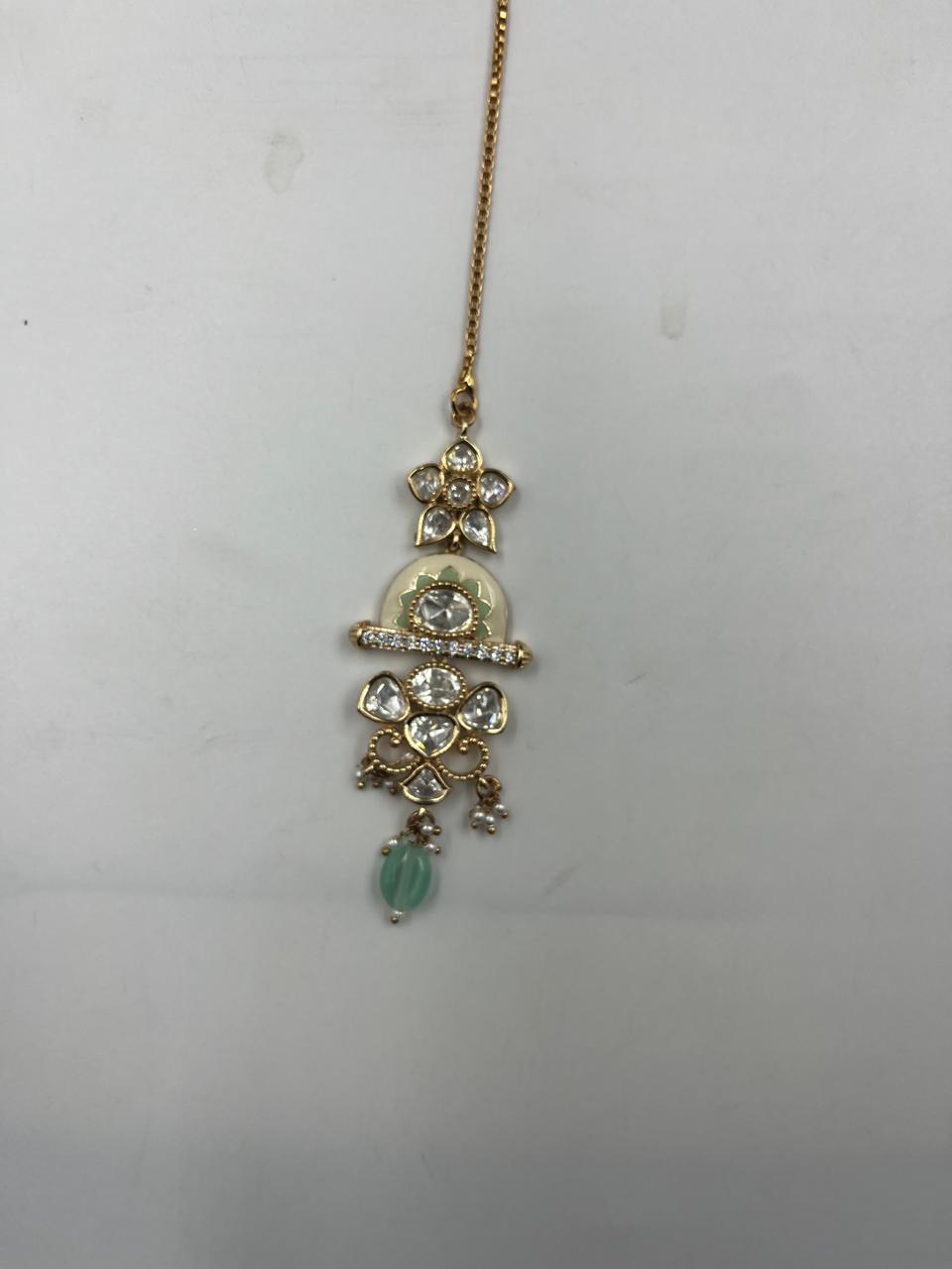 Polki Enamel Necklace