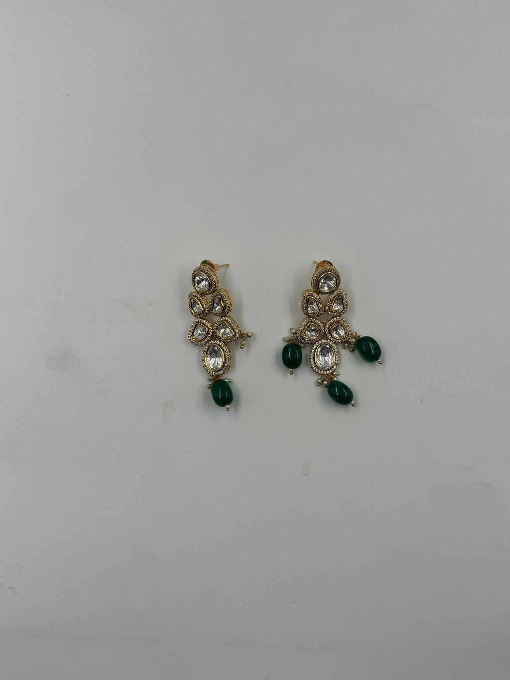 Emerald Drop Kundan Choker Set